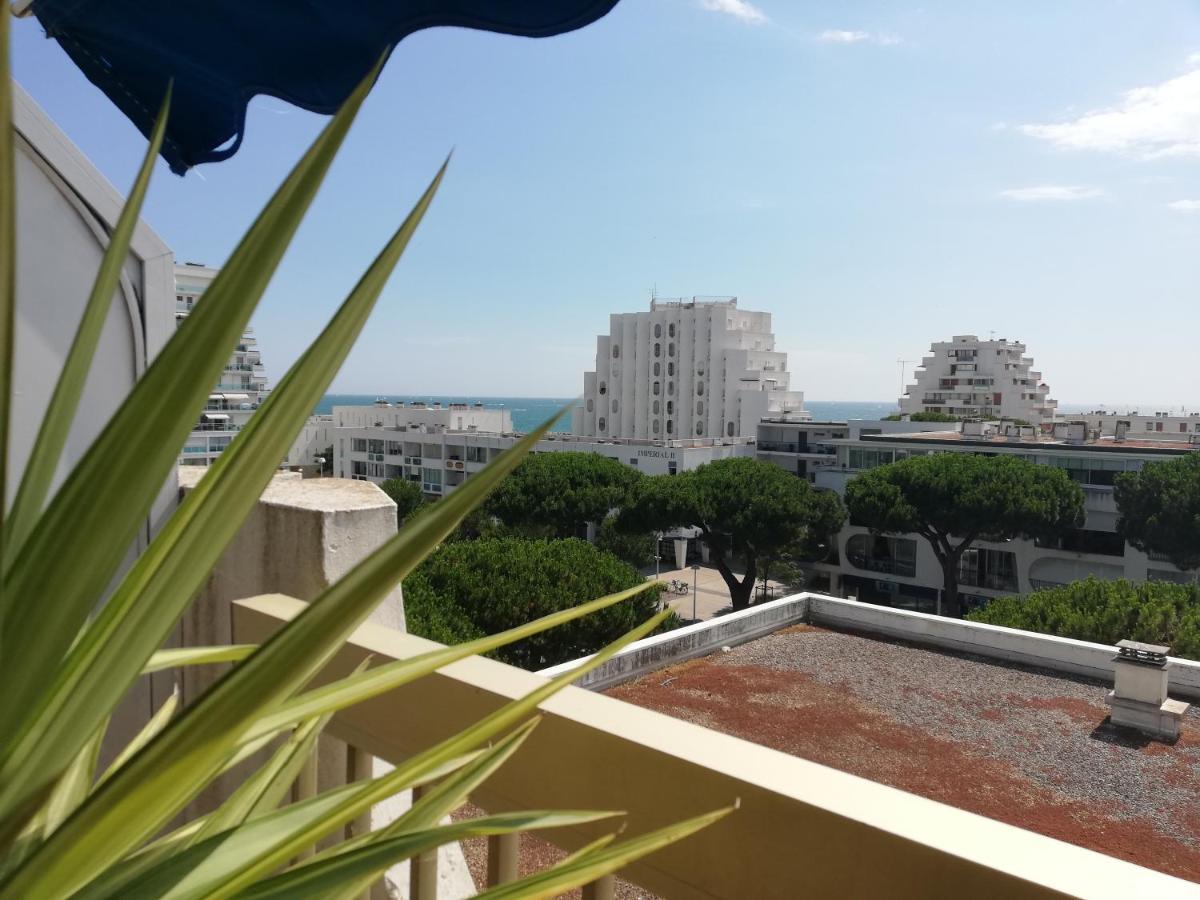 Le Semaphore - Studio Climatise, Grande Terrasse Vue Mer - Parking, Wifi La Grande-Motte Eksteriør bilde