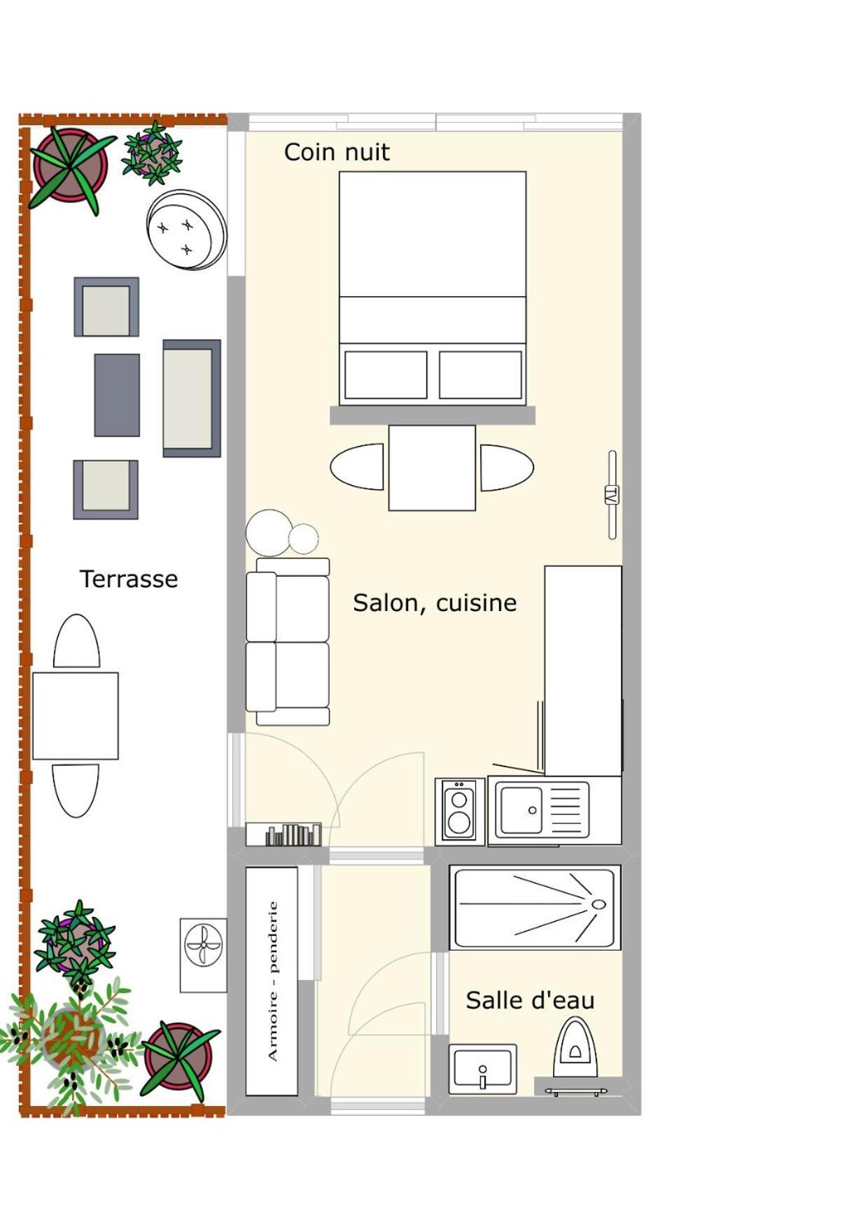 Le Semaphore - Studio Climatise, Grande Terrasse Vue Mer - Parking, Wifi La Grande-Motte Eksteriør bilde